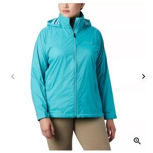 Columbia Switchback III rain jacket - turquoise